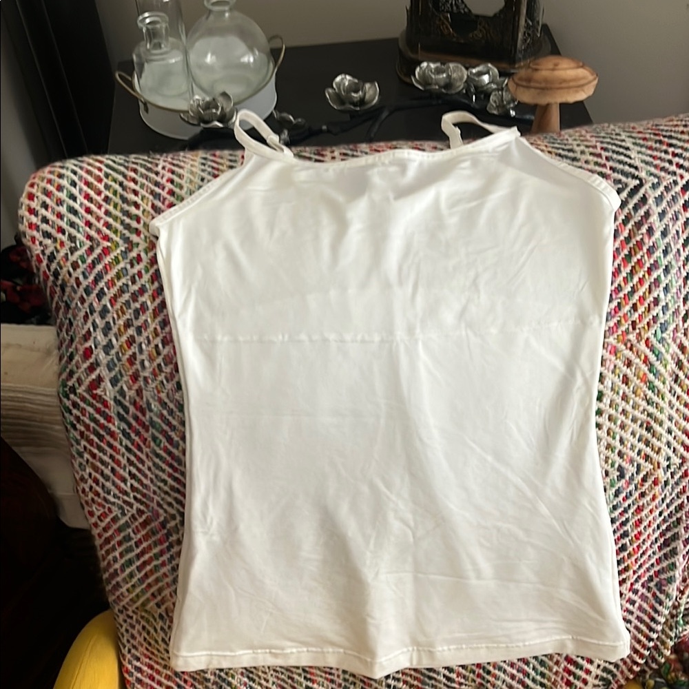 Maidenform White Fitted Shape-wear Camisole Top